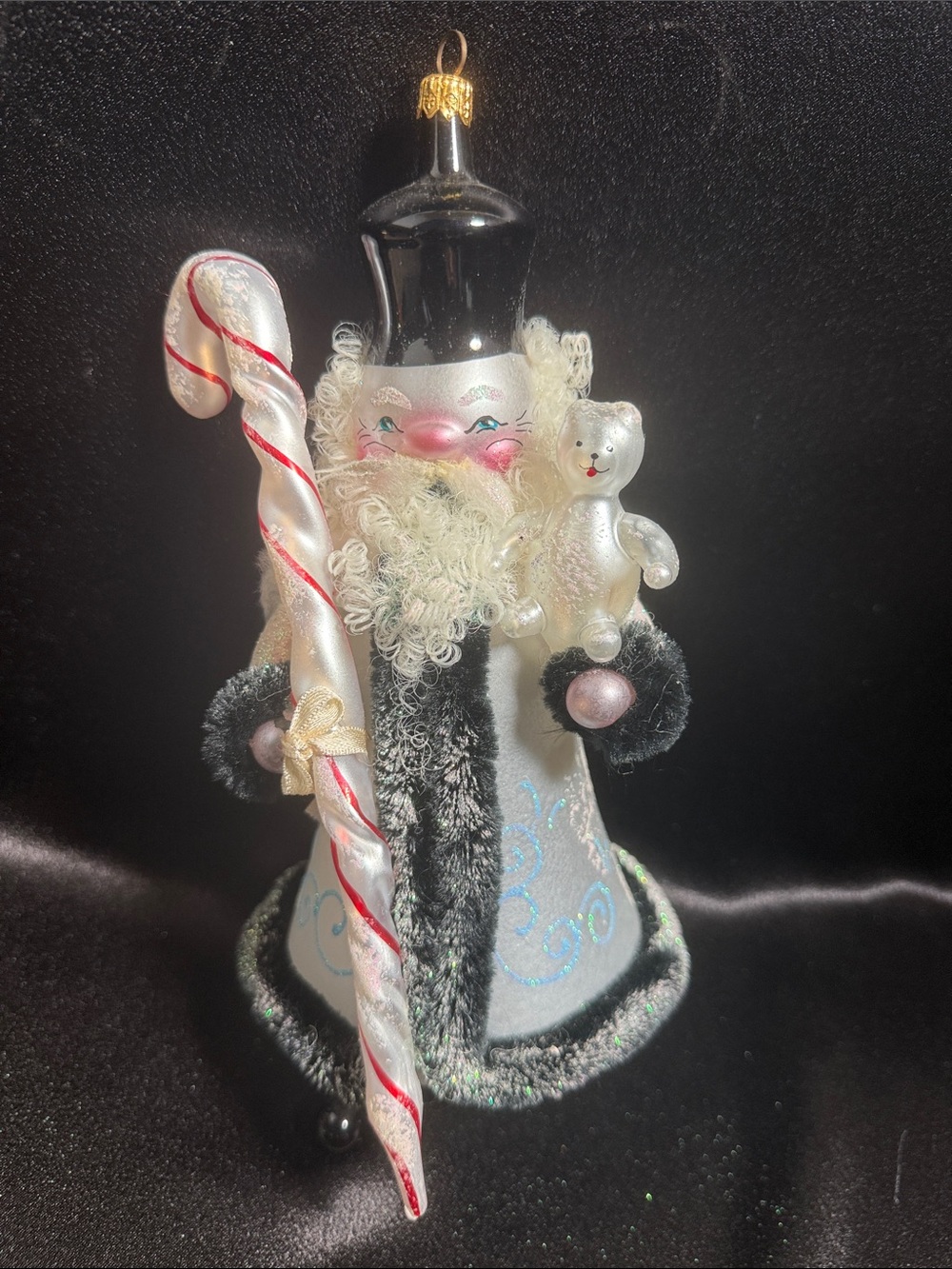 Black Russian Santa Christopher Radko